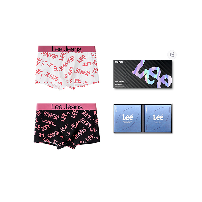 Подарочный набор мужских трусов Lee, черный
Подарочный набор мужских трусов Lee, черный
