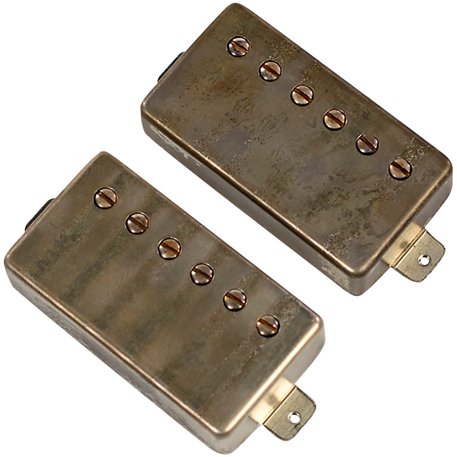 Звукосниматель Mojotone Bill Kelliher Hellbender Humbucker F-Spaced Bridge Set, состаренный никель 
Звукосниматель Mojotone Bill Kelliher Hellbender Humbucker F-Spaced Bridge Set, состаренный никель