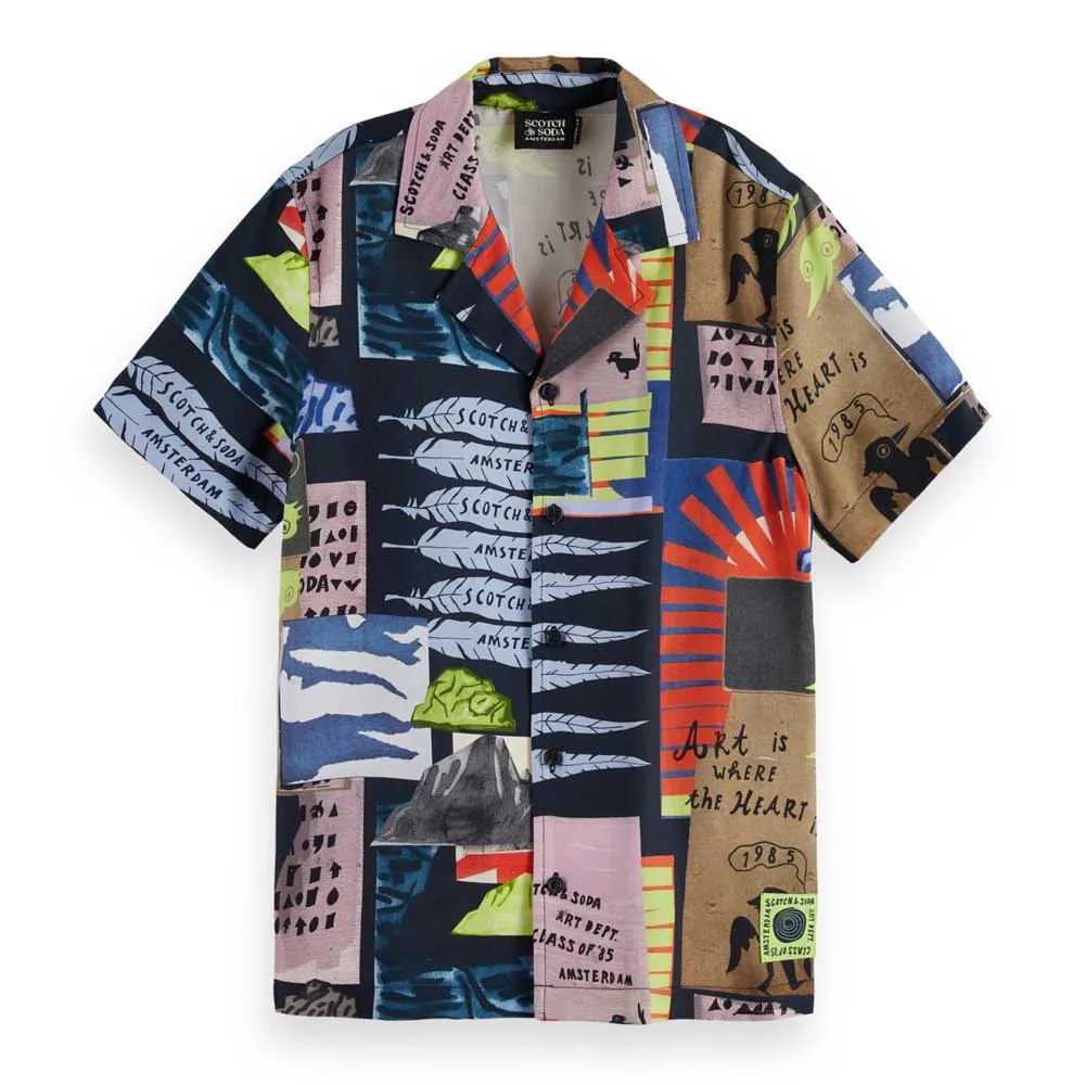 Рубашка с коротким рукавом Scotch & Soda All Over Printed, мультиколор
Рубашка с коротким рукавом Scotch & Soda All Over Printed, мультиколор