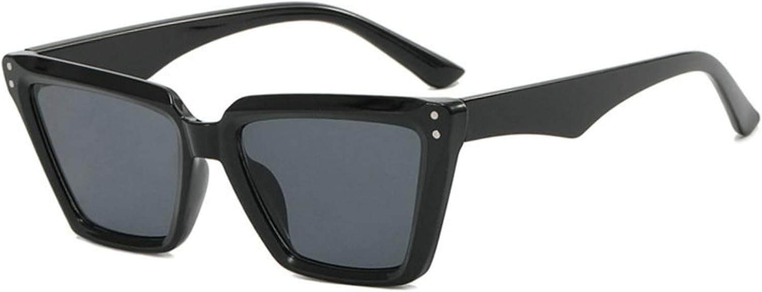 COTIA Винтажные солнцезащитные очки «кошачий глаз» для женщин, модные очки с градиентным зеркальным покрытием, защита от УФ-излучения UV400, мужские солнцезащитные очки в стиле панк с заклепками, Black
COTIA Винтажные солнцезащитные очки «кошачий глаз» для женщин, модные очки с градиентным зеркальным покрытием, защита от УФ-излучения UV400, мужские солнцезащитные очки в стиле панк с заклепками, Black