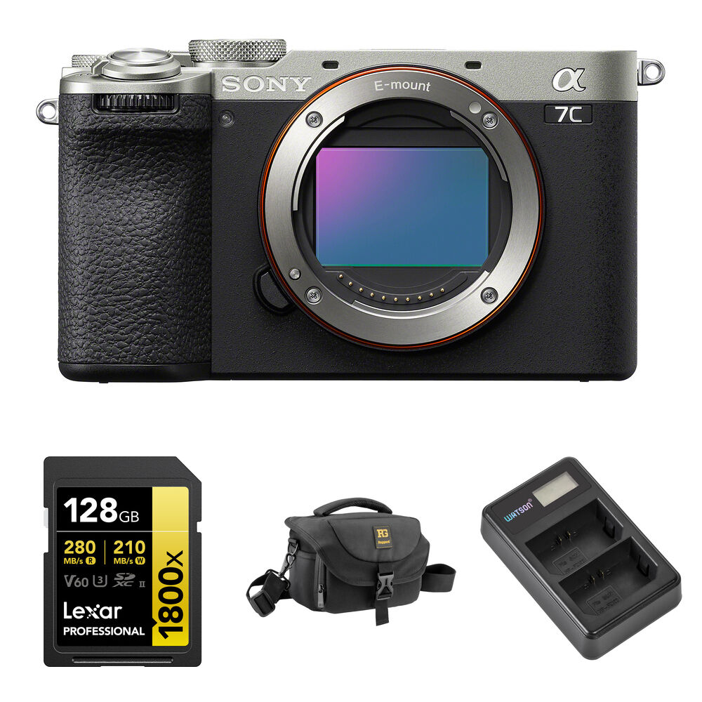 Беззеркальная камера Sony a7C II Mirrorless Camera with Basic Bundle (Silver)
Беззеркальная камера Sony a7C II Mirrorless Camera with Basic Bundle (Silver)