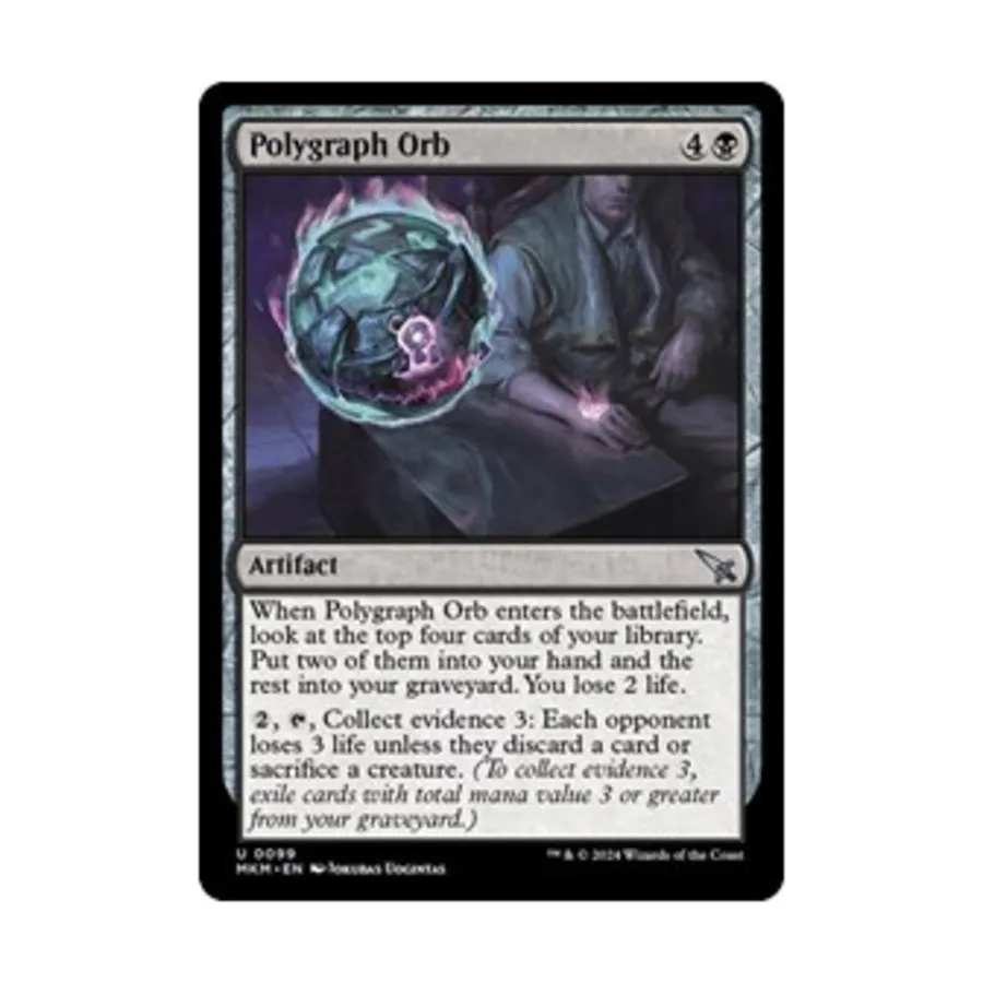 CCG Сфера Полиграфа (U), MTG - Murders at Karlov Manor
CCG Сфера Полиграфа (U), MTG - Murders at Karlov Manor