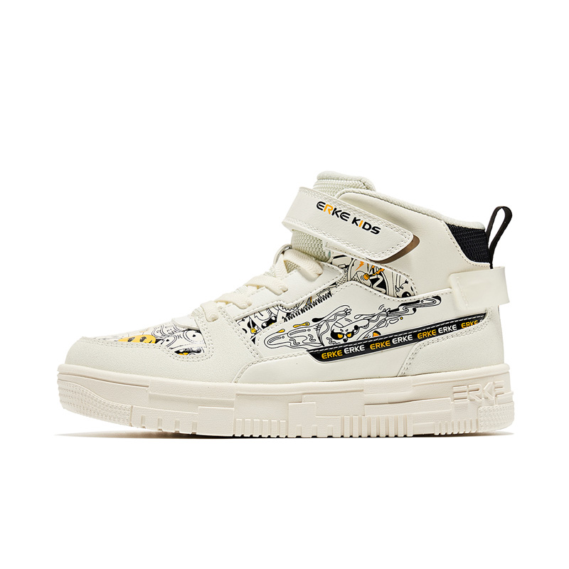 ERKE KIDS Высокие детские кроссовки для скейтбординга, белые, оранжевые, детские
ERKE KIDS Высокие детские кроссовки для скейтбординга, белые, оранжевые, детские