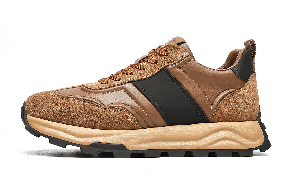 Кроссовки мужские толстые низкие коричневый/черный Trumppipe
Кроссовки мужские толстые низкие коричневый/черный Trumppipe