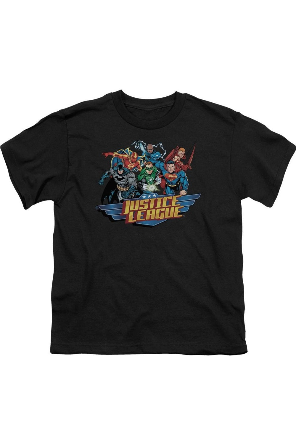 Футболка с коротким рукавом для подростков "Лига справедливости Америки: Готовы к бою" Gildan, черный
Футболка с коротким рукавом для подростков "Лига справедливости Америки: Готовы к бою" Gildan, черный