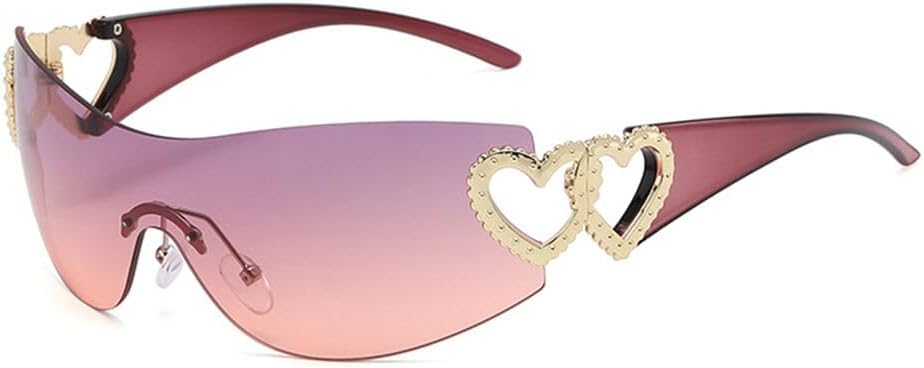 Стильные солнцезащитные очки для женщин, увеличенного размера в форме сердца, поляризованные, с защитой от УФ-излучения UV400, модные, с антибликовым покрытием, идеально подходят для вождения и путешествий AOOLIA, Pink
Стильные солнцезащитные очки для женщин, увеличенного размера в форме сердца, поляризованные, с защитой от УФ-излучения UV400, модные, с антибликовым покрытием, идеально подходят для вождения и путешествий AOOLIA, Pink