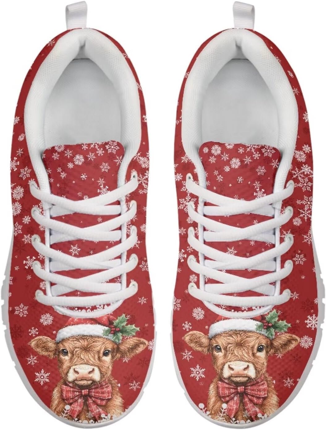 Кроссовки Belidome для ходьбы и бега для женщин и мужчин, легкие, дышащие, с противоскользящей подошвой для повседневной носки и тренировок, Christmas Highland Cow
Кроссовки Belidome для ходьбы и бега для женщин и мужчин, легкие, дышащие, с противоскользящей подошвой для повседневной носки и тренировок, Christmas Highland Cow