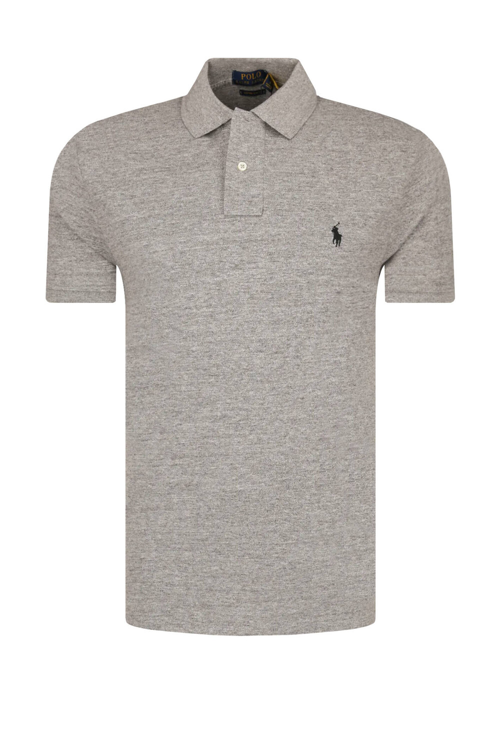 Поло POLO RALPH LAUREN slim fit, серый 
Поло POLO RALPH LAUREN slim fit, серый