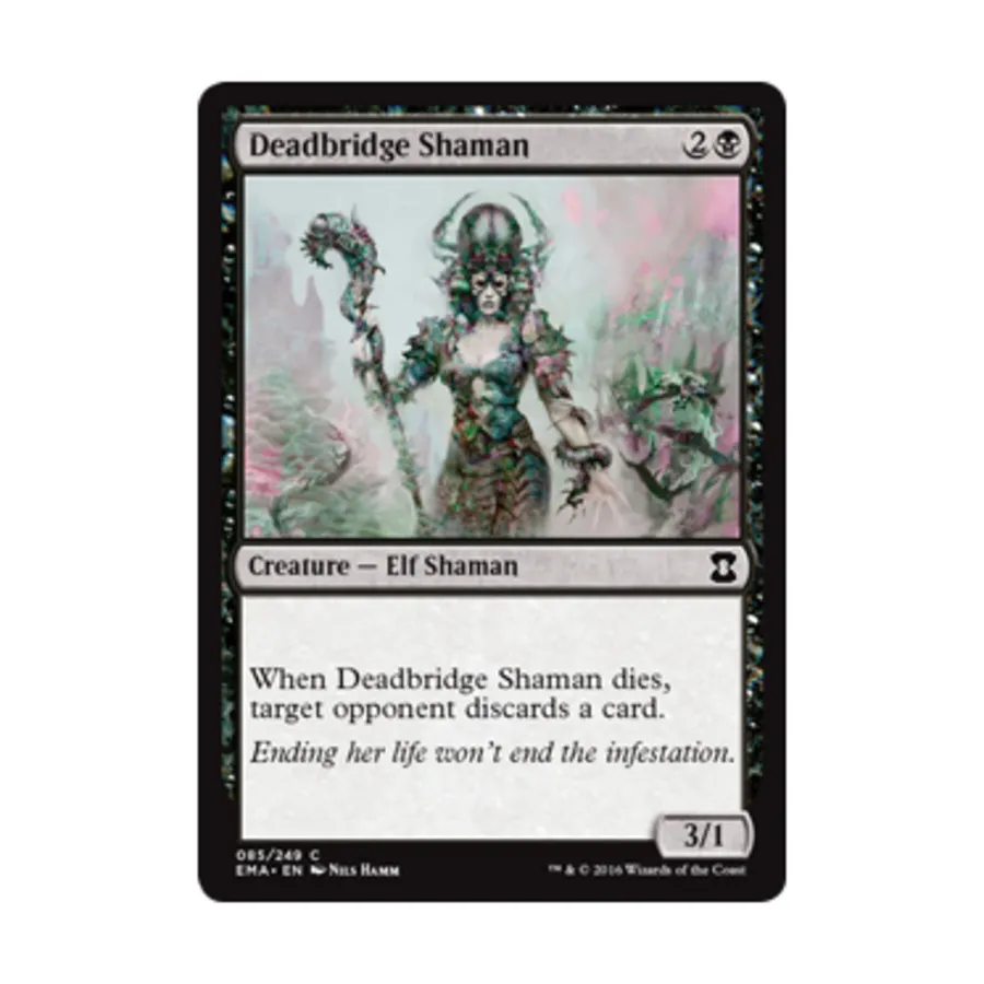 CCG Шаман Дедбриджа (К), MTG - Eternal Masters
CCG Шаман Дедбриджа (К), MTG - Eternal Masters