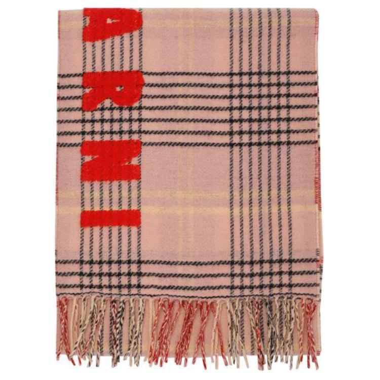 MARNI Вышитый шарф с бахромой и логотипом, Red
MARNI Вышитый шарф с бахромой и логотипом, Red