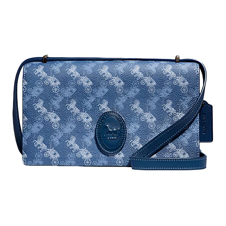 COACH Кожаная сумка Камилла малая квадратная через плечо средняя женская синяя
COACH Кожаная сумка Камилла малая квадратная через плечо средняя женская синяя