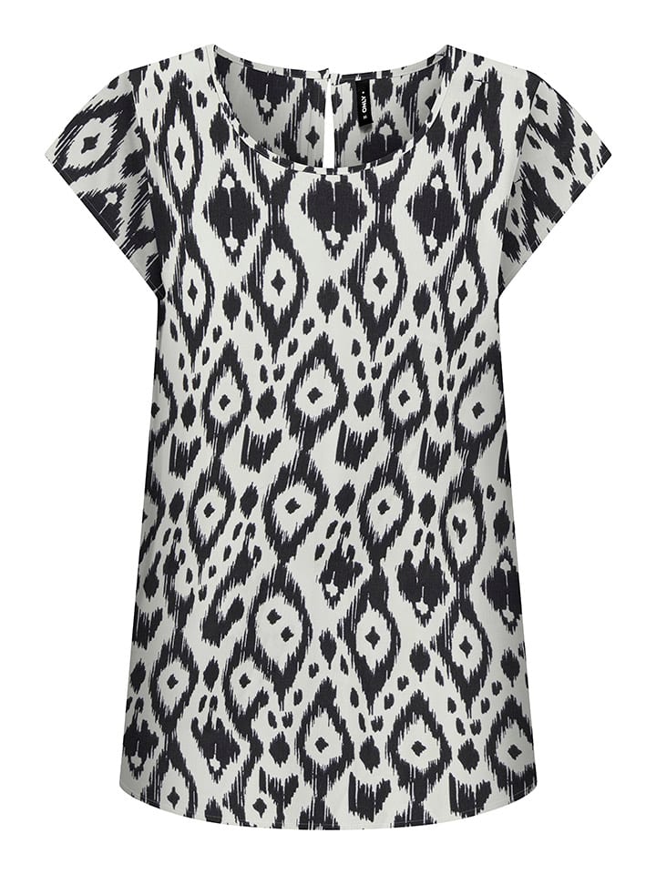 Блузка ONLY, белый/черный
Блузка ONLY, белый/черный