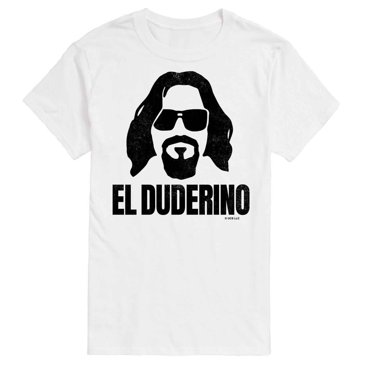 Big & Tall Футболка Big Lebowski El Duderino Licensed Character, белый 
Big & Tall Футболка Big Lebowski El Duderino Licensed Character, белый