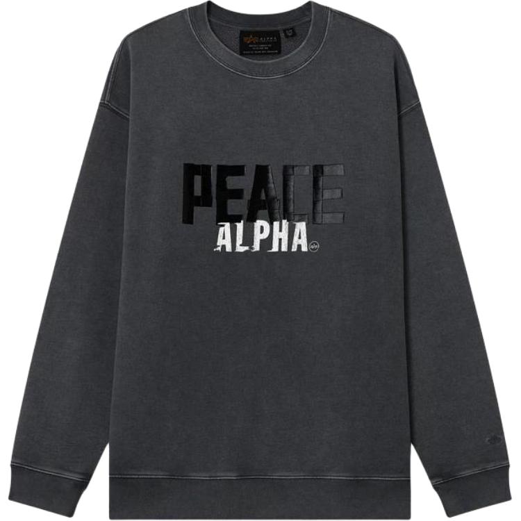 Свитшот мужской Alpha Industries, черный
Свитшот мужской Alpha Industries, черный