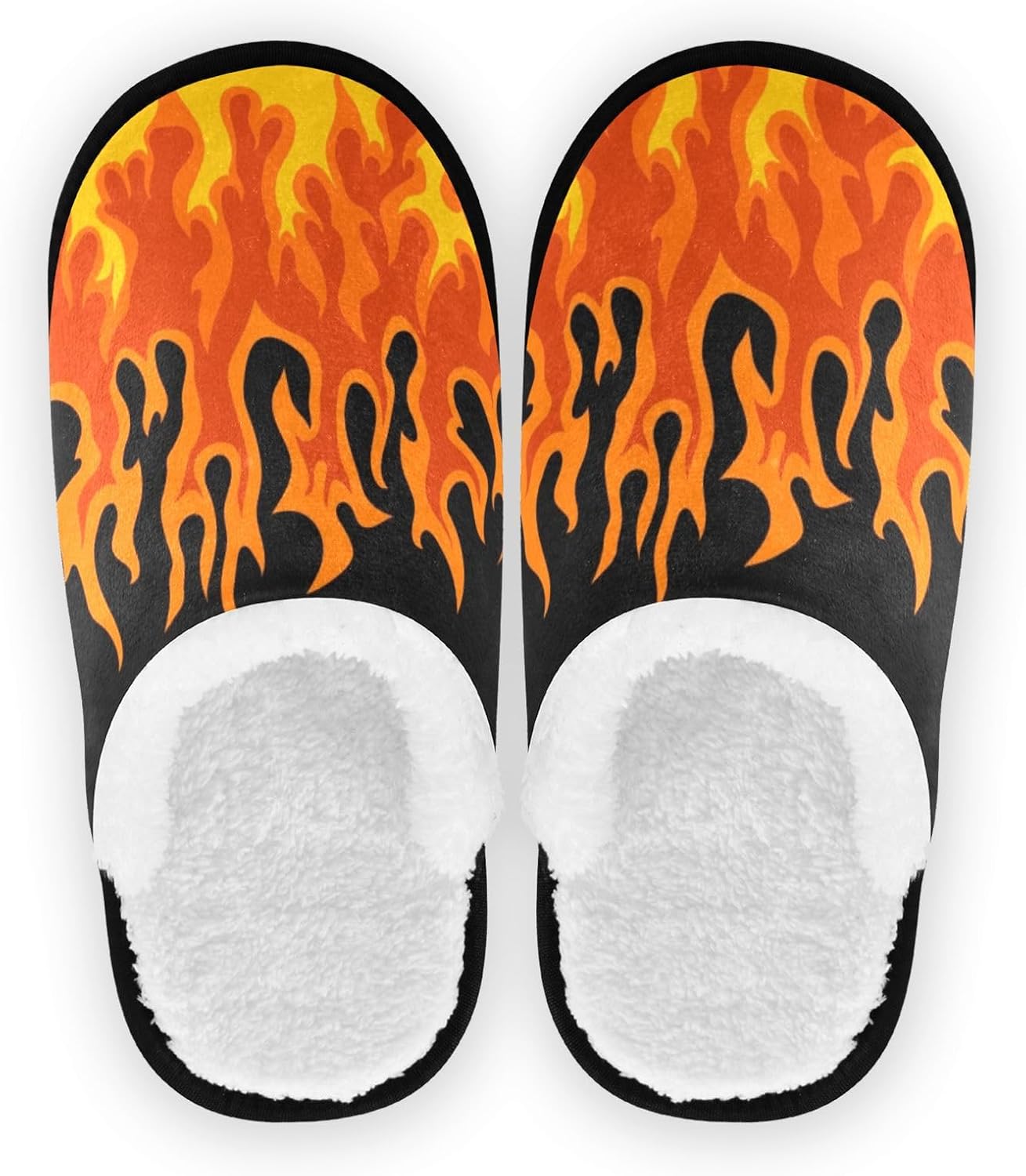 Домашние тапочки JHKKU из мягкого ворса, теплые, нескользящие, для женщин и мужчин, уютные, для дома и путешествий, Fire Flame 1
Домашние тапочки JHKKU из мягкого ворса, теплые, нескользящие, для женщин и мужчин, уютные, для дома и путешествий, Fire Flame 1