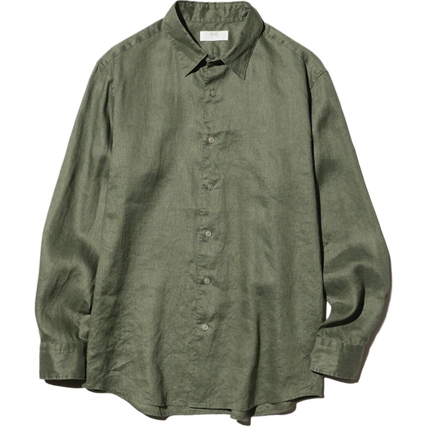 UNIQLO SS26 Рубашка мужская Dark Olive с лацканом Moderate
UNIQLO SS26 Рубашка мужская Dark Olive с лацканом Moderate