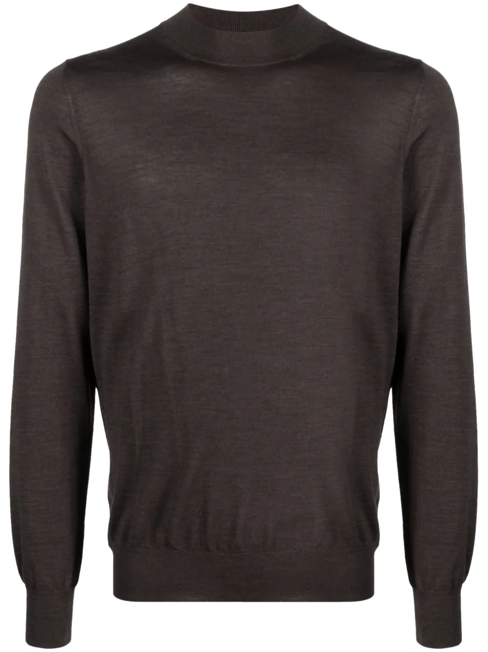 Джемпер из вирджинской шерсти с высоким воротником Barba, коричневый
Джемпер из вирджинской шерсти с высоким воротником Barba, коричневый