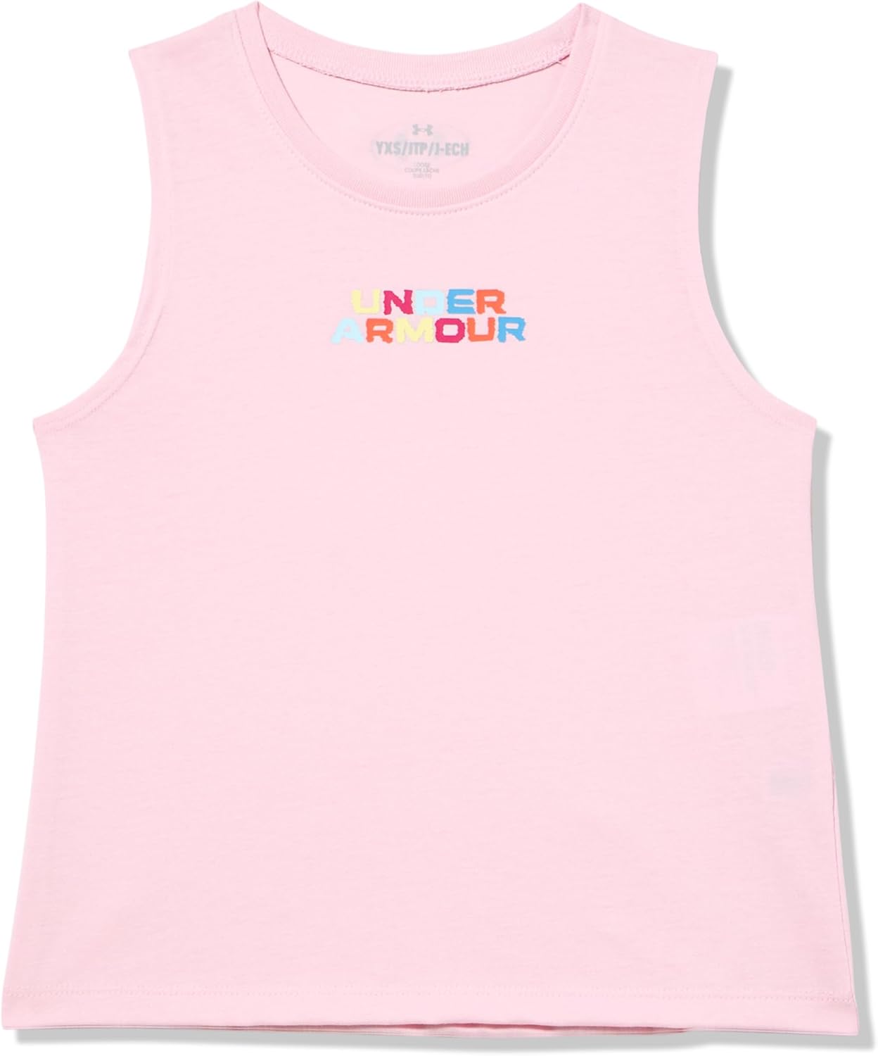 Under Armour Girls Rainbow Wordmark Tank Top, (647) Prime Pink/Shaded Fuchsia/Ether Blue
Under Armour Girls Rainbow Wordmark Tank Top, (647) Prime Pink/Shaded Fuchsia/Ether Blue