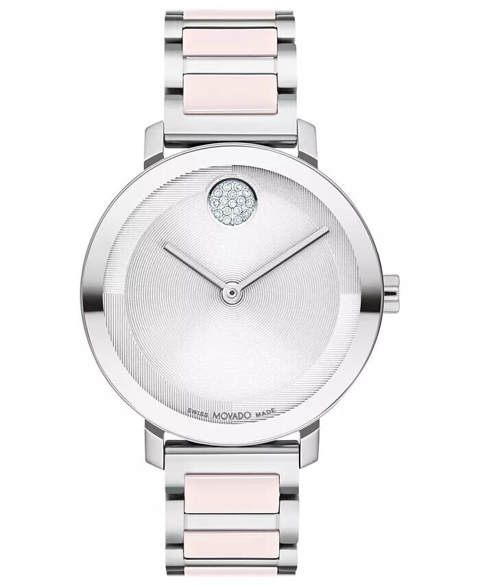 Женские часы Swiss Bold Evolution 2.0 Blush с браслетом из керамики и нержавеющей стали, 34 мм Movado, серебро
Женские часы Swiss Bold Evolution 2.0 Blush с браслетом из керамики и нержавеющей стали, 34 мм Movado, серебро