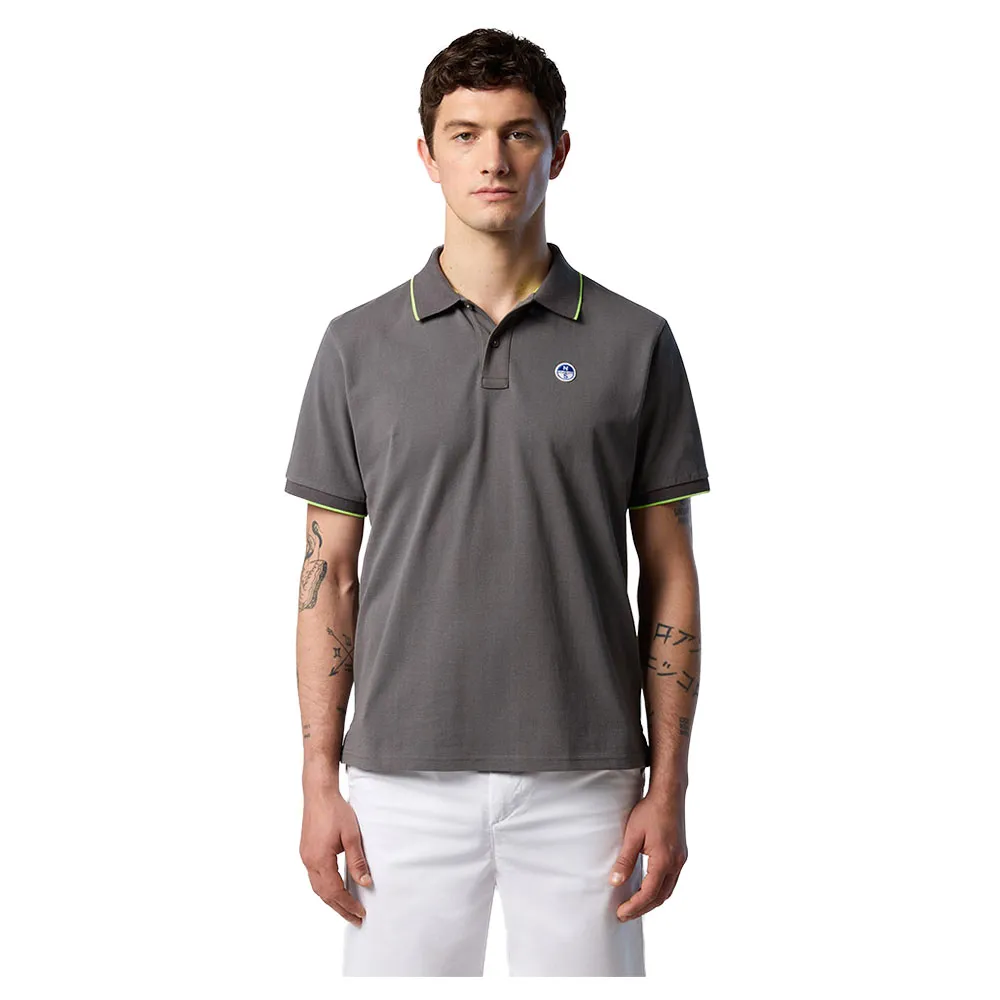 Поло с коротким рукавом North Sails Striped In Contrast, серый
Поло с коротким рукавом North Sails Striped In Contrast, серый