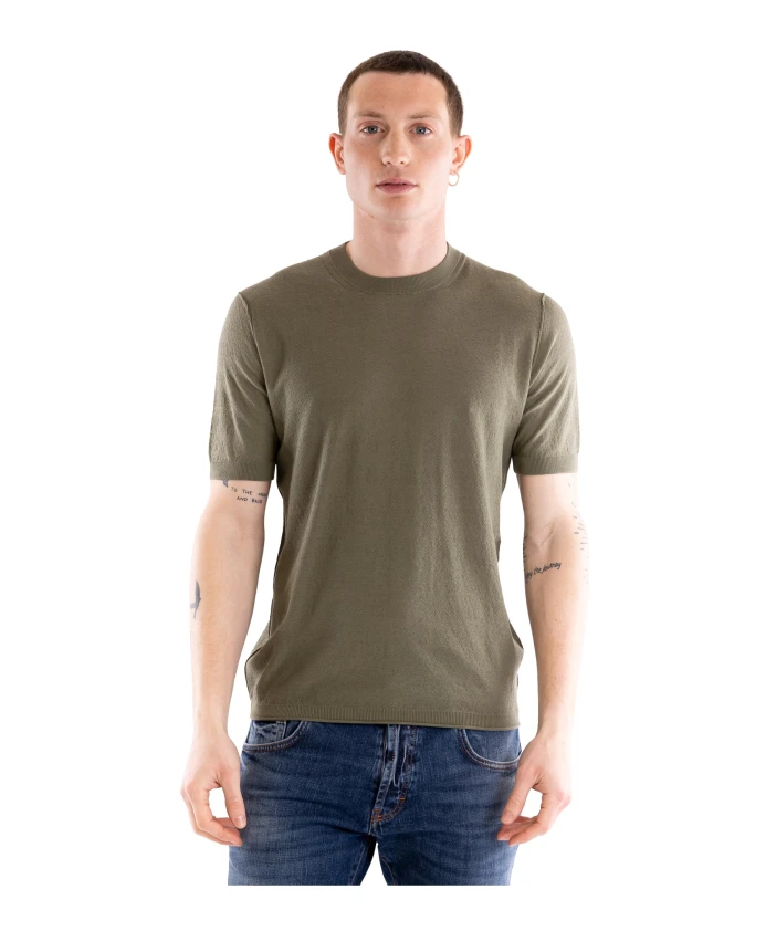 Футболка с круглым вырезом Paolo Pecora, зеленый
Футболка с круглым вырезом Paolo Pecora, зеленый