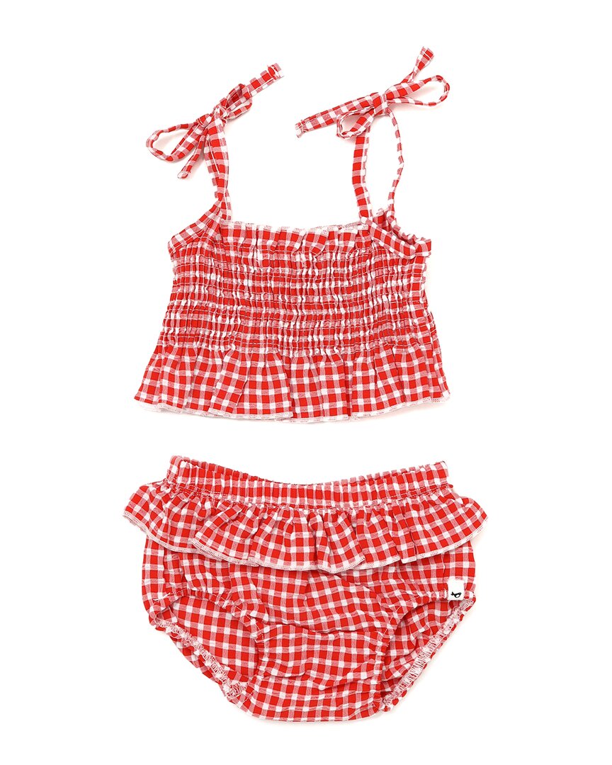 О детка! Комплект из сарафана в клетку Oh baby!, красный
О детка! Комплект из сарафана в клетку Oh baby!, красный