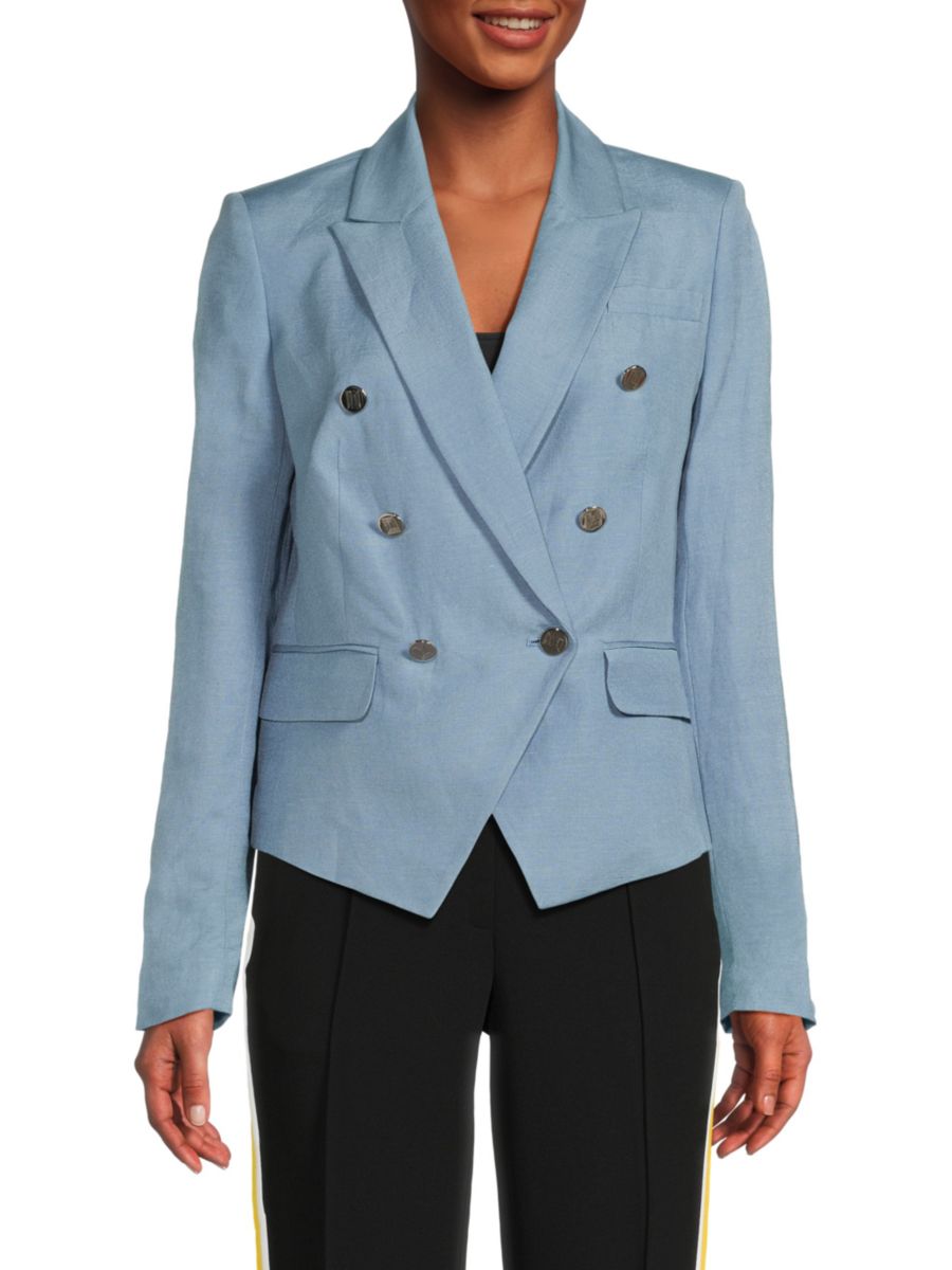 Двубортный блейзер из льняной смеси Karl Lagerfeld Paris, цвет Indigo Blue
Двубортный блейзер из льняной смеси Karl Lagerfeld Paris, цвет Indigo Blue