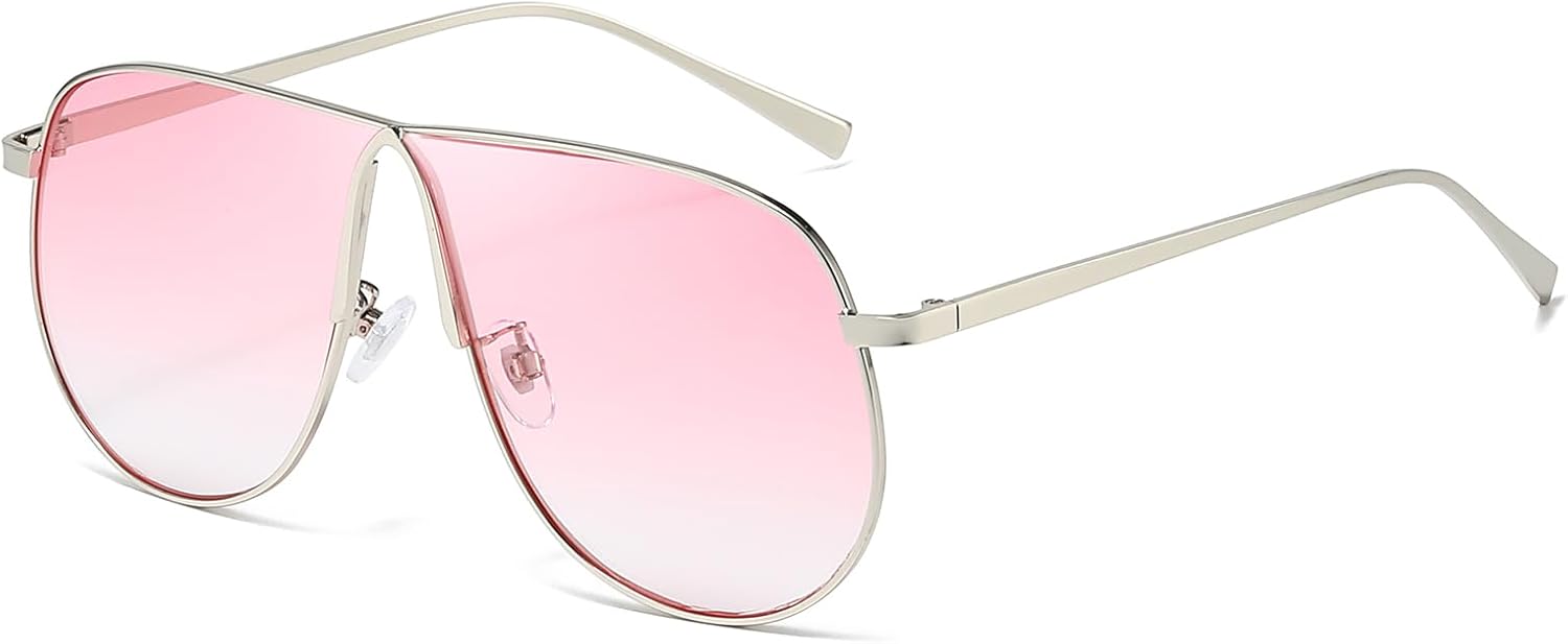 Солнцезащитные очки-авиаторы SODQW большого размера для женщин и мужчин, модные, золотистого цвета, металлические, для рыбалки и вождения, с защитой от УФ-излучения, A05- Silver/Pink
Солнцезащитные очки-авиаторы SODQW большого размера для женщин и мужчин, модные, золотистого цвета, металлические, для рыбалки и вождения, с защитой от УФ-излучения, A05- Silver/Pink