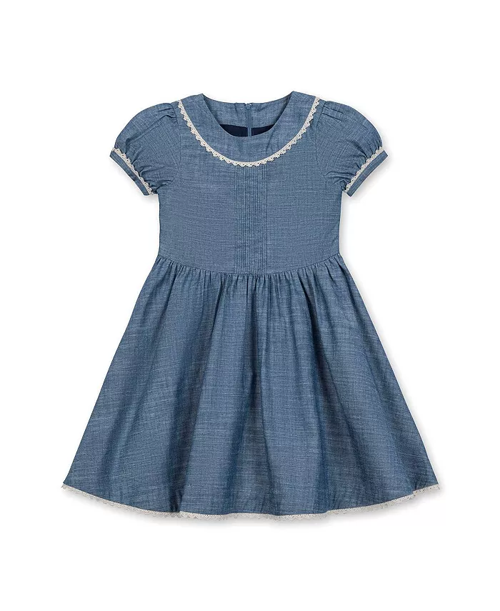 Платье из органического шамбре с рукавами-фонариками и защипами для девочек-малышей Hope & Henry, синий
Платье из органического шамбре с рукавами-фонариками и защипами для девочек-малышей Hope & Henry, синий