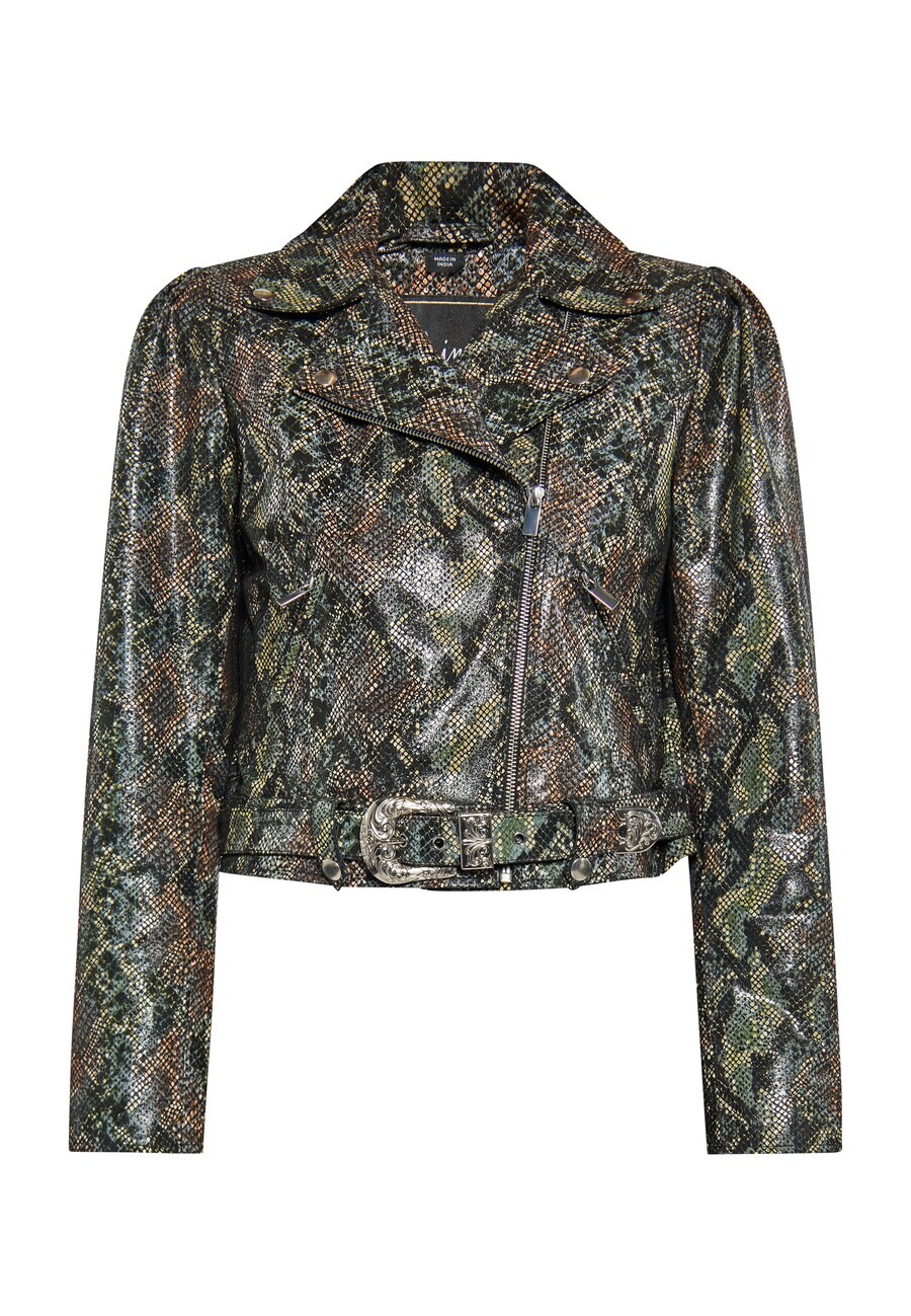 Кожаная куртка faina Between-Season Jacket, разноцветный
Кожаная куртка faina Between-Season Jacket, разноцветный