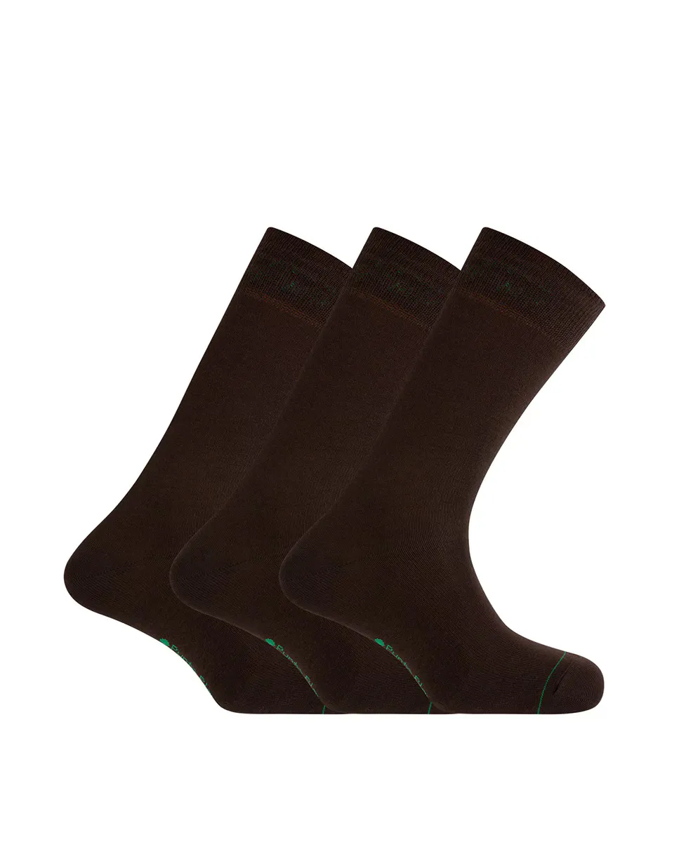 Набор из 3 пар мужских коротких однотонных бамбуковых носков - Дезодорант Punto Blanco, коричневый
Набор из 3 пар мужских коротких однотонных бамбуковых носков - Дезодорант Punto Blanco, коричневый