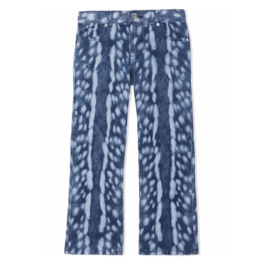 Бурберри Кидс Джинсы из хлопка с расклешенным силуэтом и принтом оленя Burberry, индиго
Бурберри Кидс Джинсы из хлопка с расклешенным силуэтом и принтом оленя Burberry, индиго