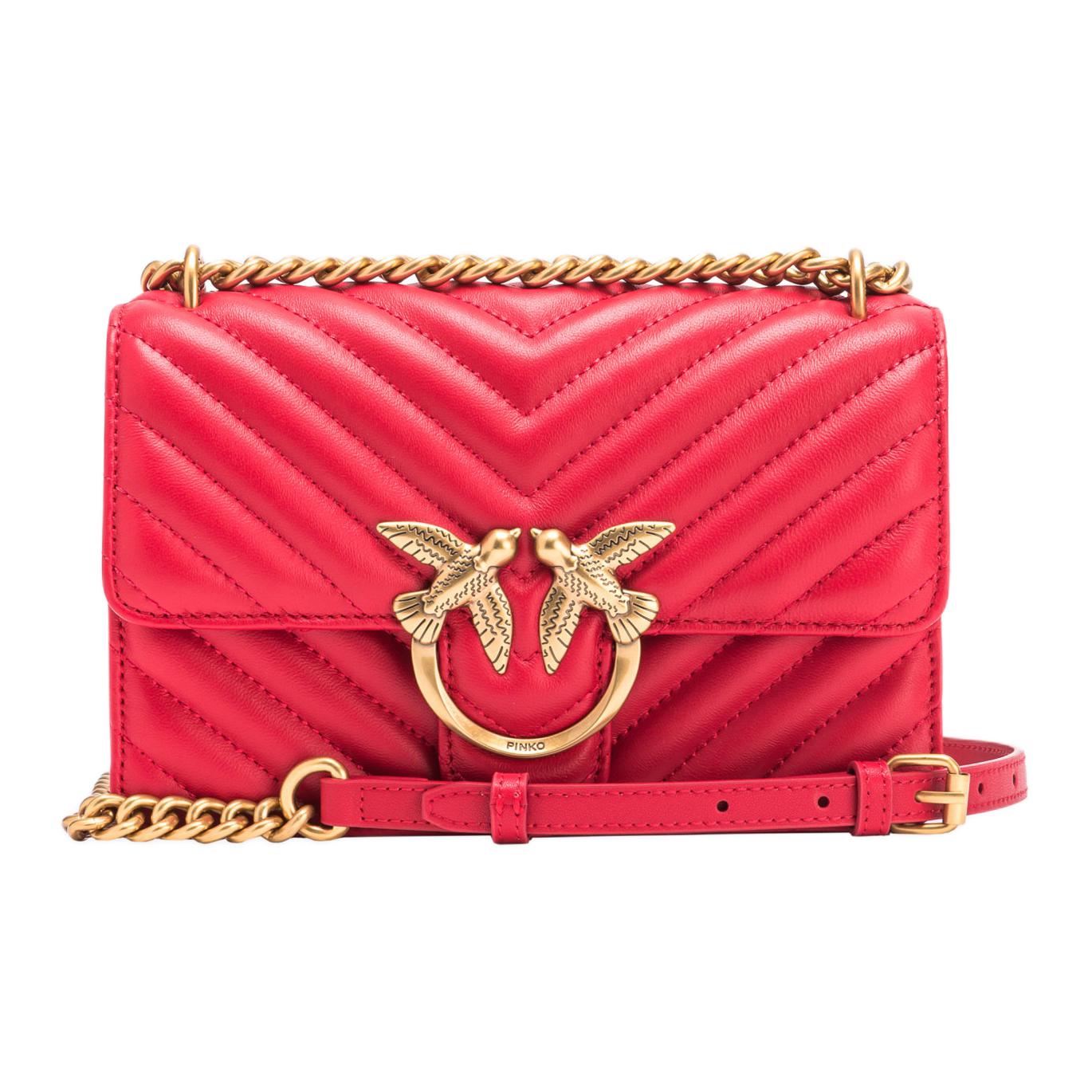 Овчинная сумка кроссбоди, женская сумка через плечо красная PINKO
Овчинная сумка кроссбоди, женская сумка через плечо красная PINKO