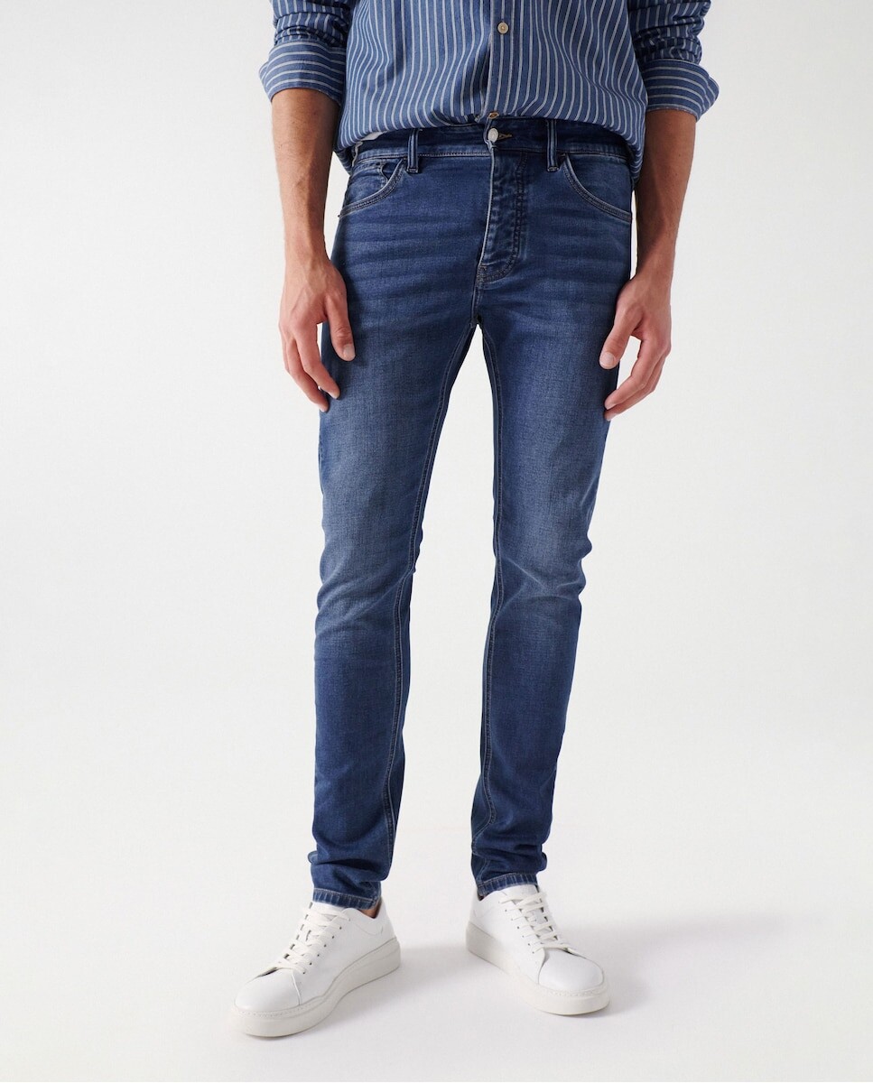 Мужские джинсы скинни темно-синего цвета Salsa Jeans, синий
Мужские джинсы скинни темно-синего цвета Salsa Jeans, синий
