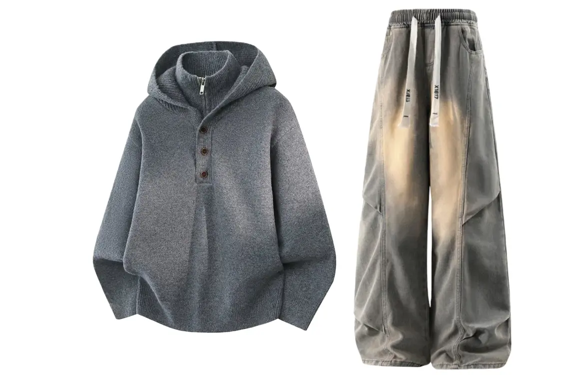 Повседневный худи Unisex Casual Sportswear X1617, темно-серый sweater+желтый mud pants
Повседневный худи Unisex Casual Sportswear X1617, темно-серый sweater+желтый mud pants