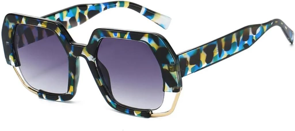 Солнцезащитные очки для мужчин и женщин - защита UV400 - овальная форма с градиентным леопардовым принтом, для занятий спортом на открытом воздухе и вождения DSVIGF, Blue Leopard
Солнцезащитные очки для мужчин и женщин - защита UV400 - овальная форма с градиентным леопардовым принтом, для занятий спортом на открытом воздухе и вождения DSVIGF, Blue Leopard