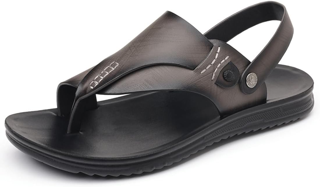 Мужские сандалии Rojeam, кожаные шлепанцы, нескользящие сандалии-рыбацкие, летняя обувь для путешествий, пляжа и повседневной носки, серый
Мужские сандалии Rojeam, кожаные шлепанцы, нескользящие сандалии-рыбацкие, летняя обувь для путешествий, пляжа и повседневной носки, серый