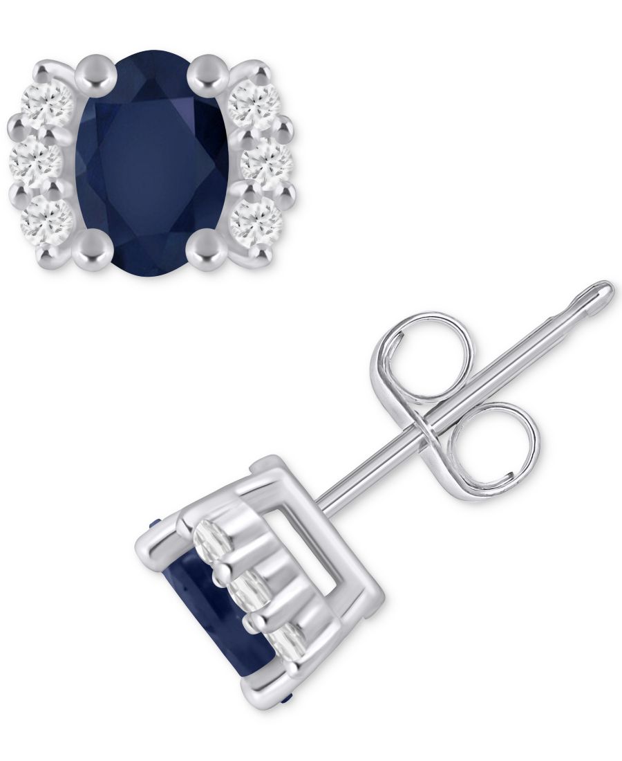 Серьги-гвоздики в оправе из 10-каратного золота с изумрудами (1 карат) и бриллиантами (1/6 карата) Macy's, Sapphire White Gold
Серьги-гвоздики в оправе из 10-каратного золота с изумрудами (1 карат) и бриллиантами (1/6 карата) Macy's, Sapphire White Gold