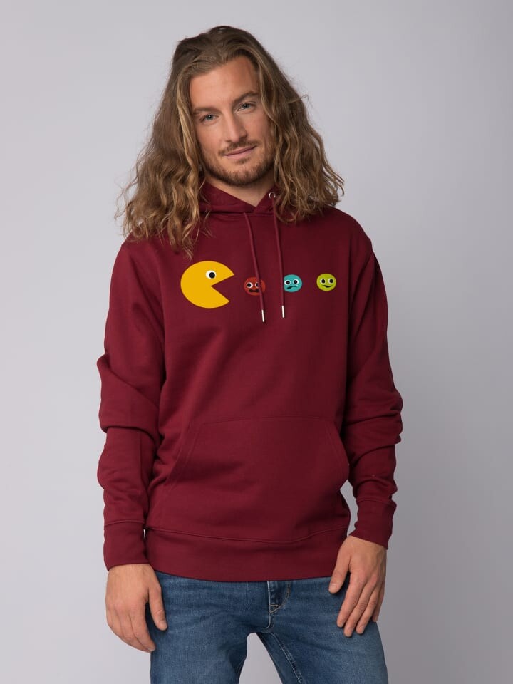 Толстовка wat Apparel Sweatshirt Pacmännchen, цвет Weinrot
Толстовка wat Apparel Sweatshirt Pacmännchen, цвет Weinrot
