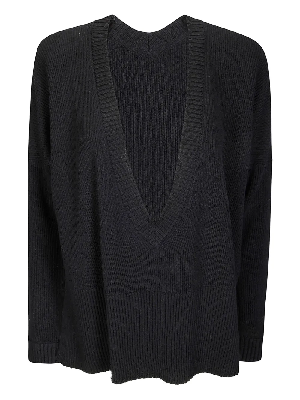 Свитер с V-образным вырезом Archivio B, черный
Свитер с V-образным вырезом Archivio B, черный