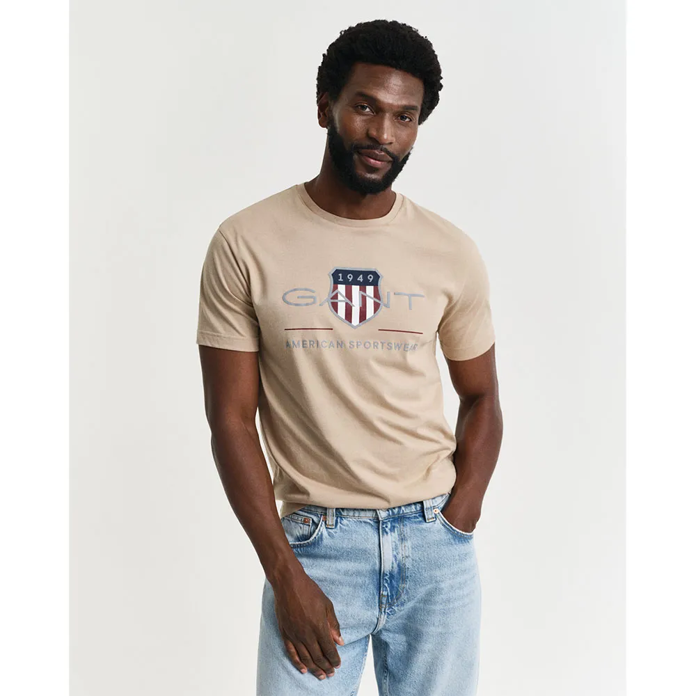 Футболка с коротким рукавом Gant 2003199, бежевый
Футболка с коротким рукавом Gant 2003199, бежевый