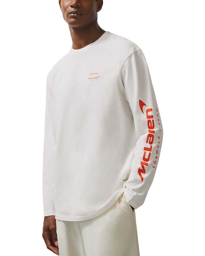 Футболка с длинным рукавом McLaren Legacy с принтом REISS, белый
Футболка с длинным рукавом McLaren Legacy с принтом REISS, белый