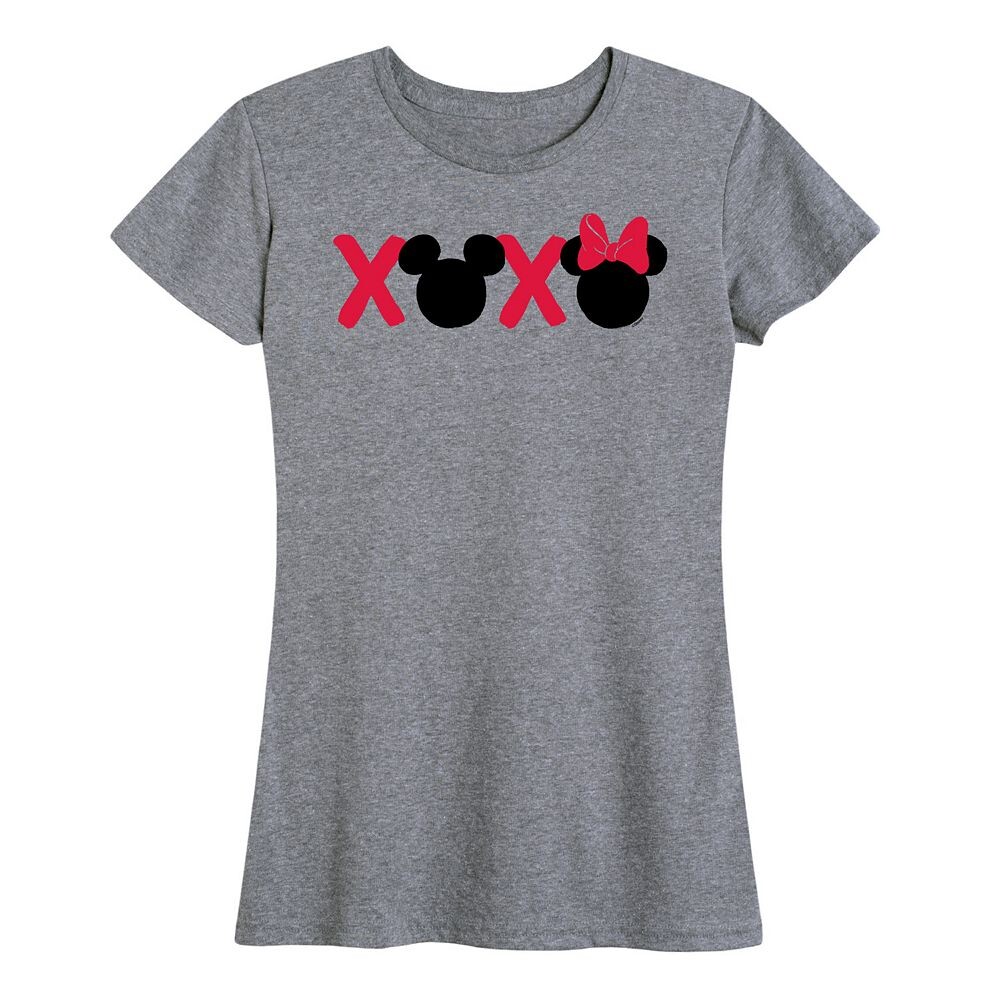 Женская футболка с рисунком XOXO Disney's Mickey & Minnie Mouse, цвет Heather Gray
Женская футболка с рисунком XOXO Disney's Mickey & Minnie Mouse, цвет Heather Gray