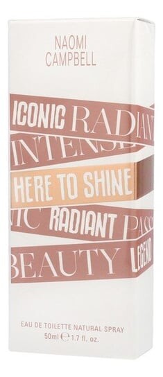 Туалетная вода, 50 мл Naomi Campbell, Here To Shine
Туалетная вода, 50 мл Naomi Campbell, Here To Shine