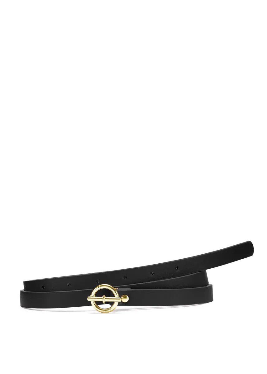 Поясной ремень LASCANA, тонкая и модная форма, ремень, джинсовый ремень, брючный ремень, черный
Поясной ремень LASCANA, тонкая и модная форма, ремень, джинсовый ремень, брючный ремень, черный