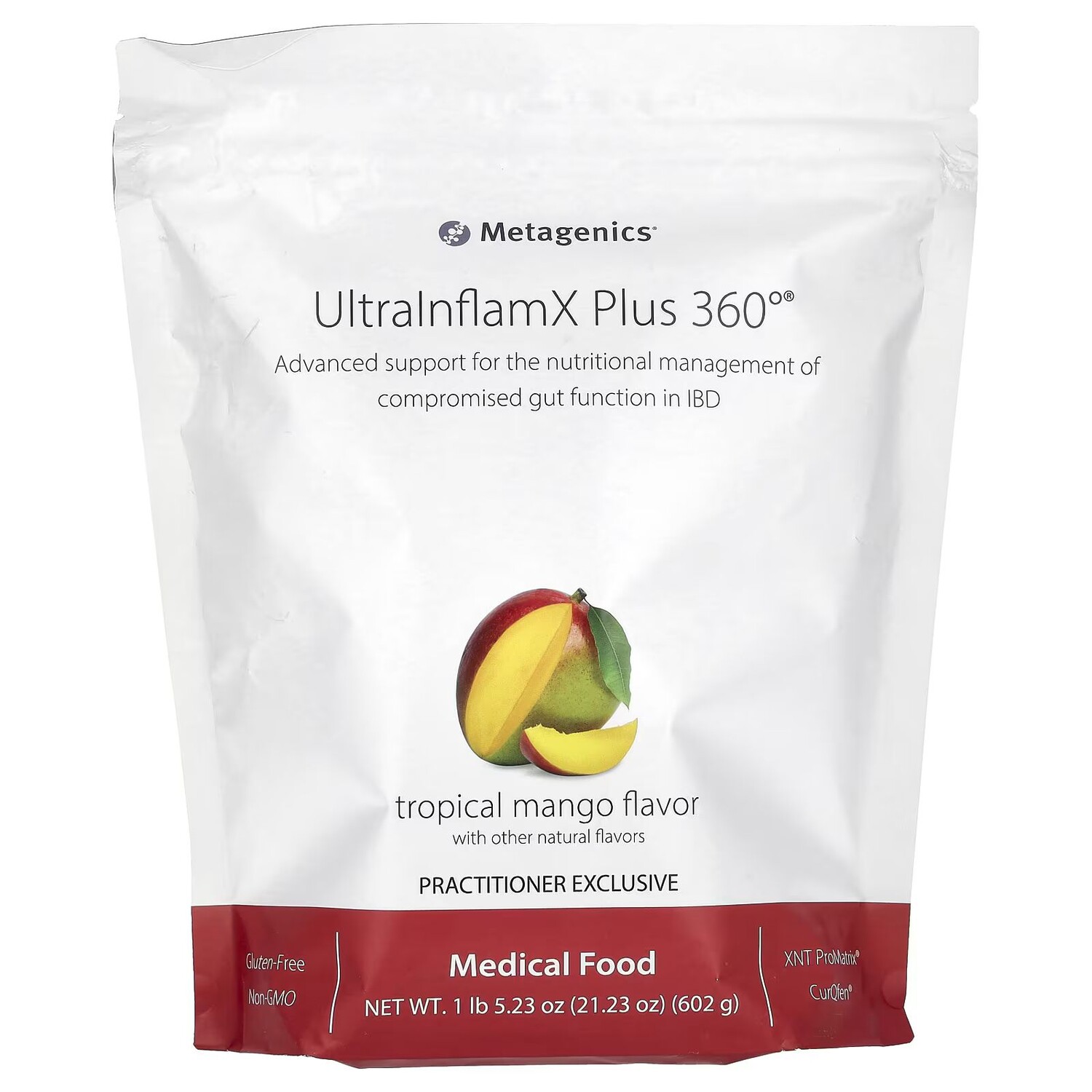 UltraInflamX Plus 360°, тропическое манго, 1 фунт 5,23 унции (602 г) Metagenics
UltraInflamX Plus 360°, тропическое манго, 1 фунт 5,23 унции (602 г) Metagenics