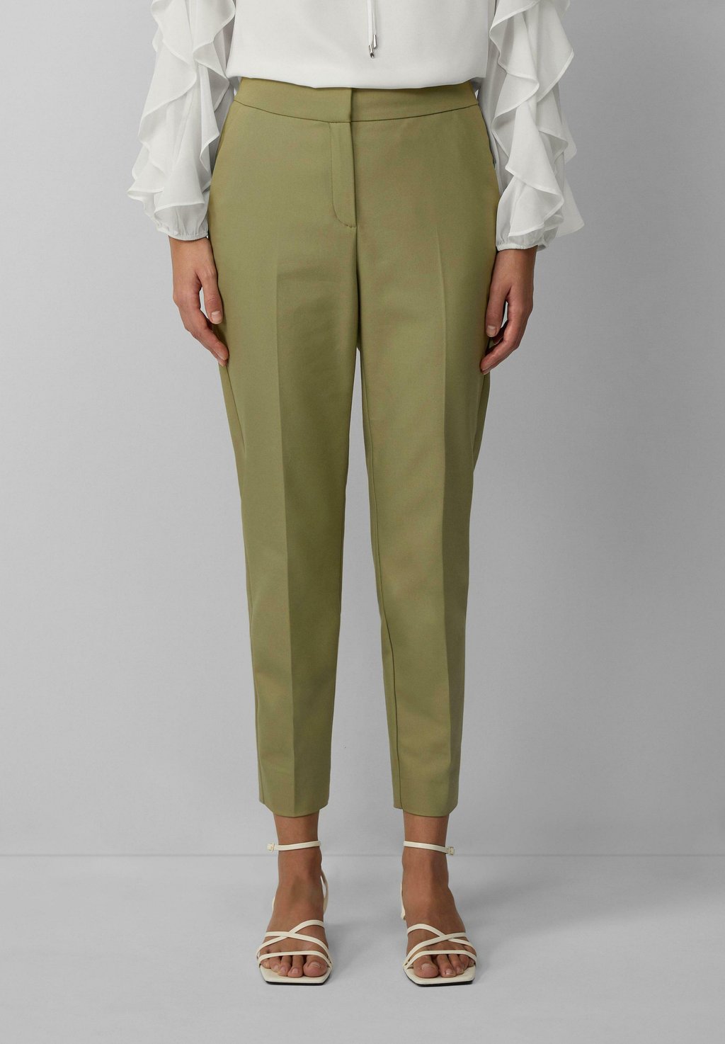 Брюки s.Oliver BLACK LABEL, темно-зеленый 
Брюки s.Oliver BLACK LABEL, темно-зеленый