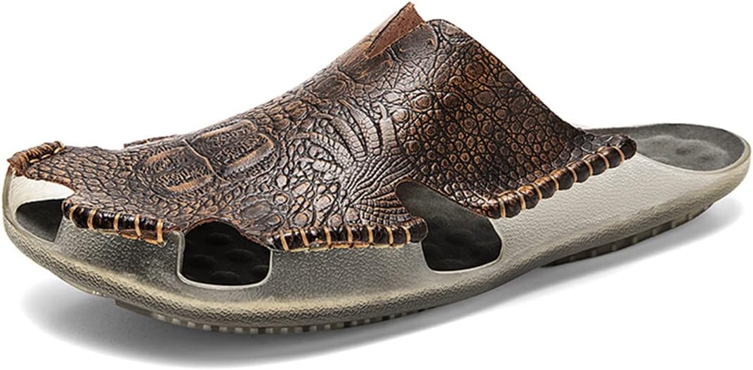 Мужские модные повседневные кожаные сандалии для улицы, вождения и ходьбы, спортивная обувь, удобная и дышащая, для пляжа Generic, коричневый
Мужские модные повседневные кожаные сандалии для улицы, вождения и ходьбы, спортивная обувь, удобная и дышащая, для пляжа Generic, коричневый