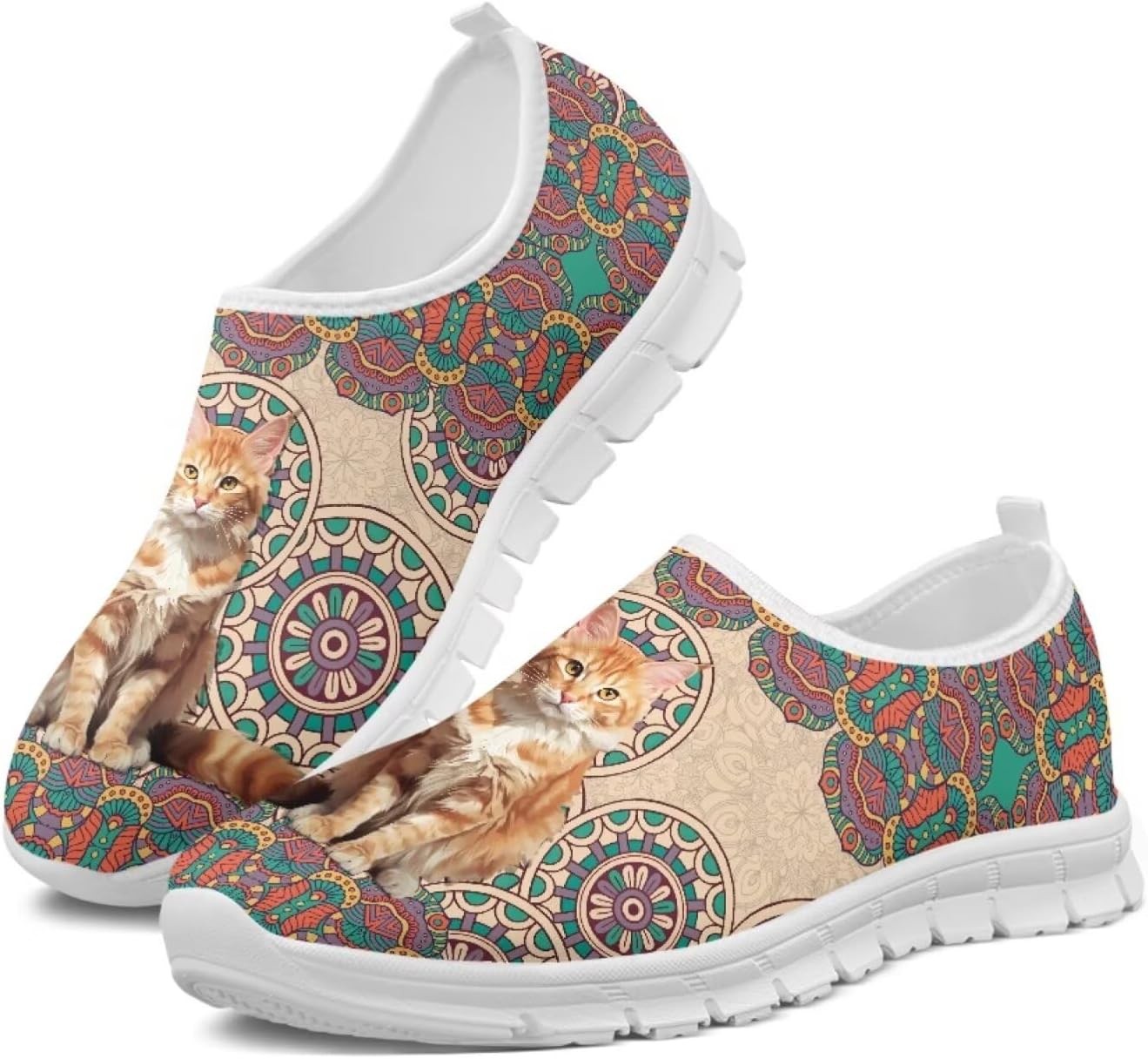 Женские кроссовки Glomenade с принтом с животных и племенных мотивов, мужские дышащие кроссовки из сетки, носочные кроссовки, модные слипоны, противоскользящие теннисные кроссовки, Kitty Kokopelli Tribal
Женские кроссовки Glomenade с принтом с животных и племенных мотивов, мужские дышащие кроссовки из сетки, носочные кроссовки, модные слипоны, противоскользящие теннисные кроссовки, Kitty Kokopelli Tribal