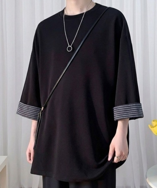 Футболка с клетчатым рисунком на рукавах Link lot, черный
Футболка с клетчатым рисунком на рукавах Link lot, черный